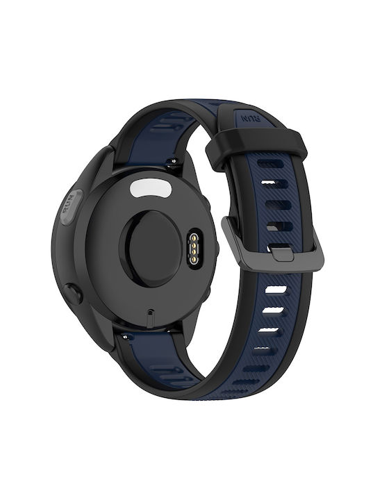 Techsuit Strap Silicone Blue (Samsung Galaxy Watch 4/5/6/7/FE, Huawei Watch GT 3 (42mm)/GT 3 Pro (43mm))