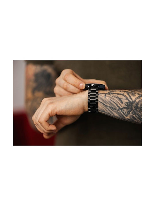 Forcell F-Design FS06 Λουράκι Ανοξείδωτο Ατσάλι Γκρι (SAMSUNG Watch)