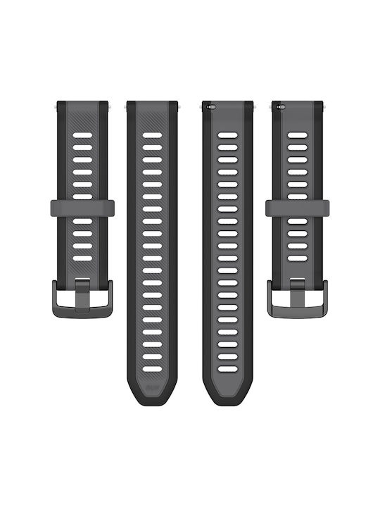 Techsuit Curea Silicon Kaki (Samsung Galaxy Watch 4/5/6/7/FE, Huawei Watch GT 3 (42mm)/GT 3 Pro (43mm))