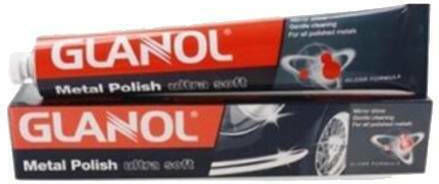 Glanol Metal Polish Ultra Soft Αλοιφή Γυαλίσματος για Μεταλλικές Επιφάνειες 100gr
