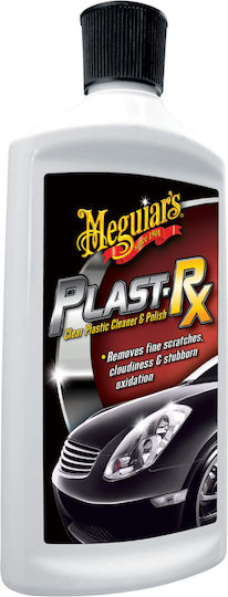 Meguiar's Plast-X Clear Plastic Cleaner & Polish Ointment Cleaning of Car Headlights 296ml G12310