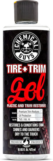 Chemical Guys Tire and Trim Gel for Plastic and Rubber Liquid Protection for Tires Car 473ml
