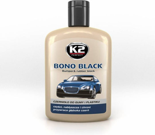 K2 Bono Black Ointment Cleaning / Protection / Polishing for Exterior Plastics 200ml