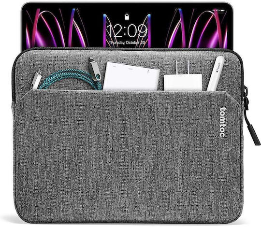 tomtoc Ръкав Сив (iPad 2017/2018 9.7" / iPad 2019/2020/2021 10.2'' / iPad Air 2019 / iPad Pro 2017 10.5" / iPad Pro 2018 11" / iPad Pro 2020 11" / iPad Pro 2021 11" / iPad Pro 2022 11'' / iPad Pro 2024 11" / iPad Pro 9.7")