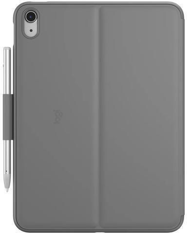 Logitech Flip Cover με Πληκτρολόγιο στα Αγγλικά UK Γκρι (iPad 2022 10.9'')