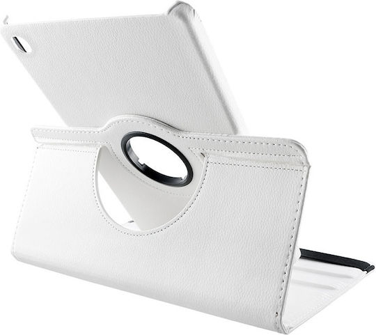 Θηκη Samsung Tab A9 X110 Tab A9 Lte X115 8.7" Leather Book Rotating Stand White