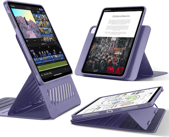 ESR Shift Magnetic Back Cover Durable Purple (iPad Pro 2024 13")