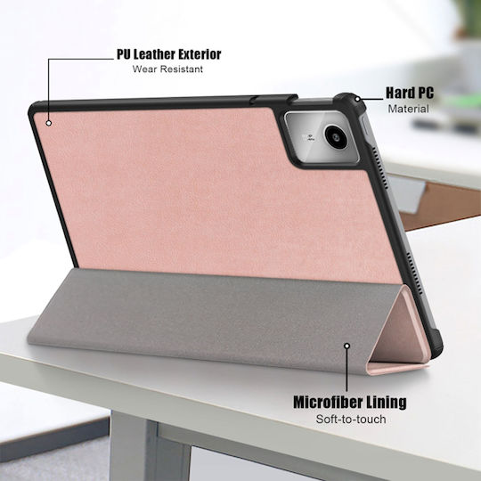 Techsuit Foldpro Klappdeckel Rose Gold (Lenovo Tab M11)