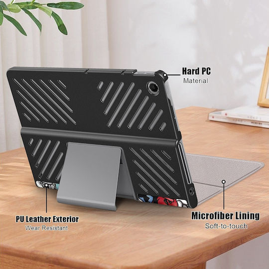 Techsuit Flip Cover Mehrfarbige Lenovo Tab Plus