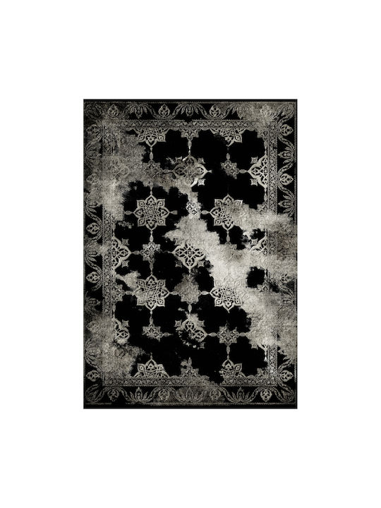 HomeMarkt Josiane Χαλί Ορθογώνιο με Κρόσια Μαύρο 160x230cm