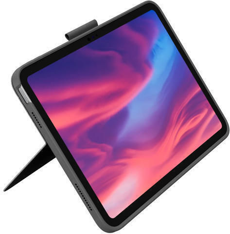 Logitech Combo Touch Flip Cover με Πληκτρολόγιο στα Αγγλικά US Γκρι (iPad 2022 10.9'')