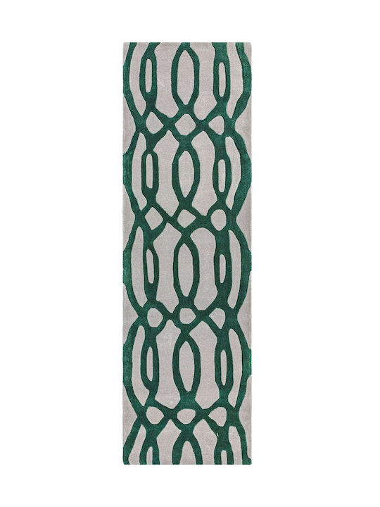 Asiatic London Matrix Wire Handgefertigt Teppich Rechteckig Wolle Green MAX38 Grün