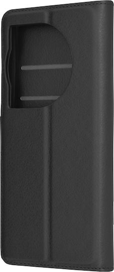 Techsuit Buchen Sie Leder Schwarz (OnePlus 12)
