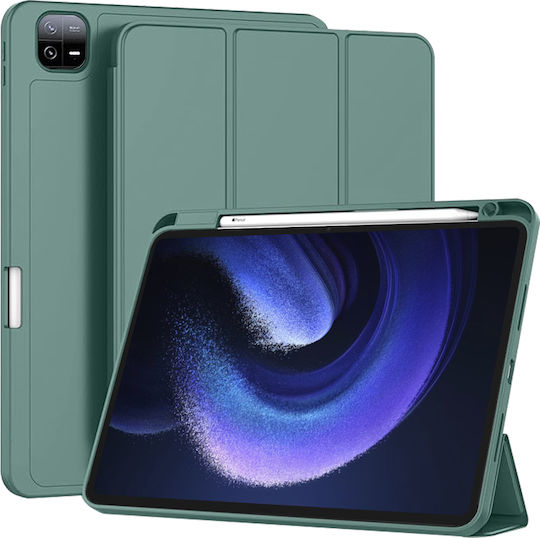 Techsuit Flip Cover Durable Greeη (Xiaomi Pad 6, Pad 6 Pro)