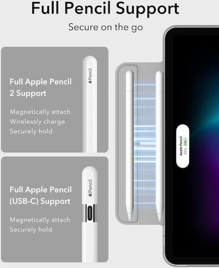ESR Rebound Magnetic Флип капак Сив (iPad Pro 2024 11" - Превод: iPad Pro 2024 11")