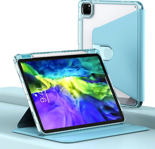Techsuit Crystal Vision Samsung Galaxy Tab S9 S9 Fe Синьо
