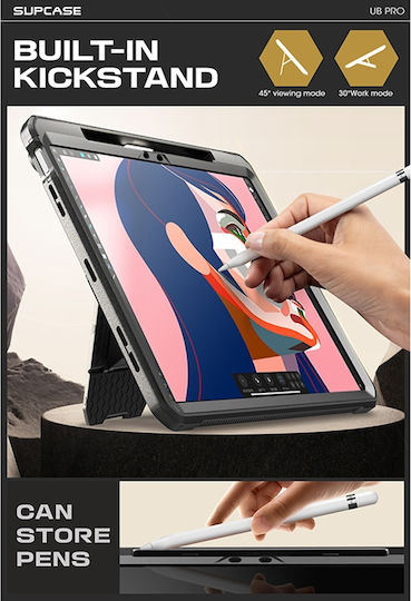 Supcase Back Cover Ανθεκτική Μαύρη (iPad Air 13" 2024/2025/2026)