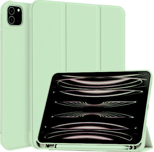 Techsuit Durable Green Flip Cover (iPad Pro 2018 11" / iPad Pro 2020 11" / iPad Pro 2021 11" / iPad Pro 2022 11'')