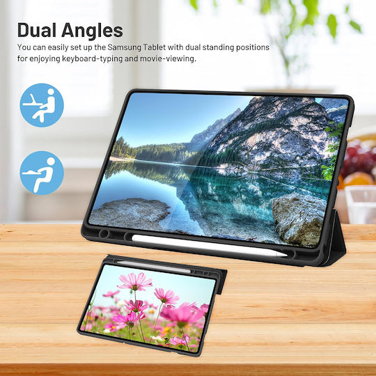 Techsuit Flip Cover Gray (Samsung Galaxy Tab A9 Plus)
