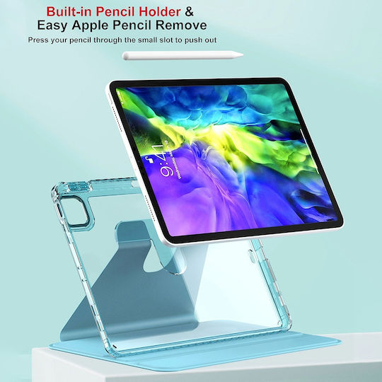 Techsuit Crystal Vision Samsung Galaxy Tab S9 Plus S9 Fe Plus Лилав