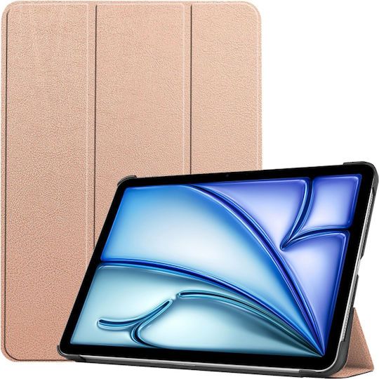 Techsuit Флип Капак Розово Злато (iPad Air 13" 2024/2025/2026)