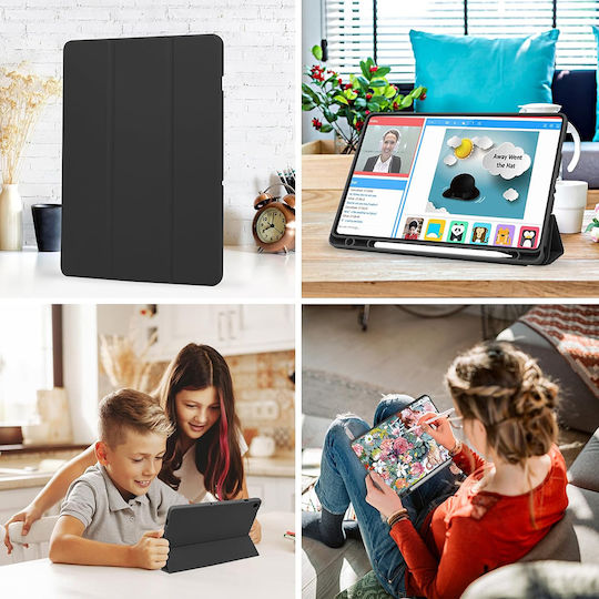 Techsuit Klappdeckel Robust Lila (Samsung Galaxy Tab A9 Plus)
