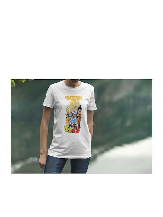 T-shirt Dragon Ball Weiß Baumwolle