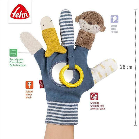 Fehn Βρεφικό Παιχνίδι Otter Theo από Ύφασμα με Μουσική και Ήχους για Νεογέννητα