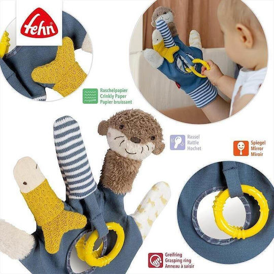 Fehn Βρεφικό Παιχνίδι Otter Theo από Ύφασμα με Μουσική και Ήχους για Νεογέννητα