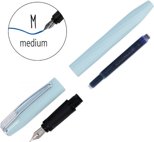 Writing Pen Medium Silver
