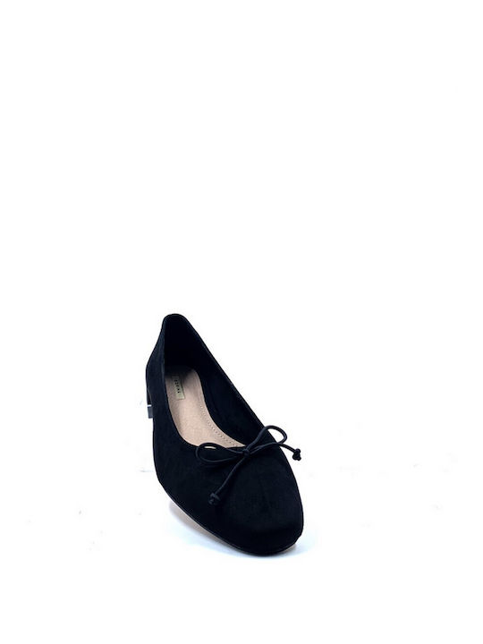 Corina Suede Black Heels