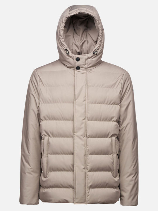 Geox Herren Jacke Lässig Beige