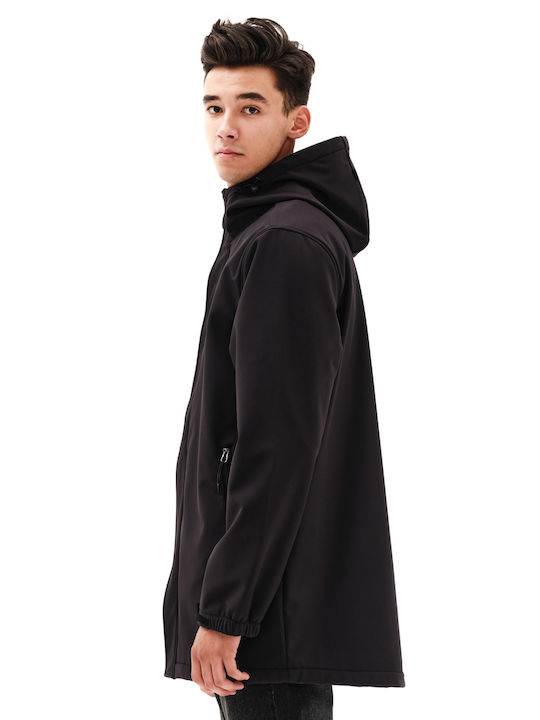 Winter Jacke Parka Schwarz