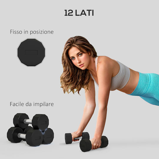 Sportnow Sportnow Hanteln 1 x 12kg