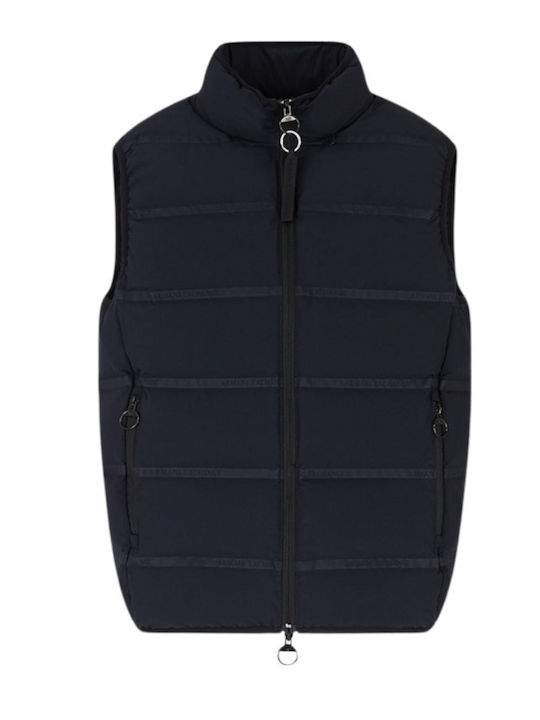 Sleeveless Jacket Navy Blue