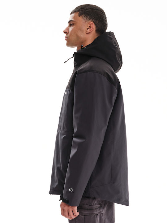 3 in 1 Winter Jacket Waterproof Black