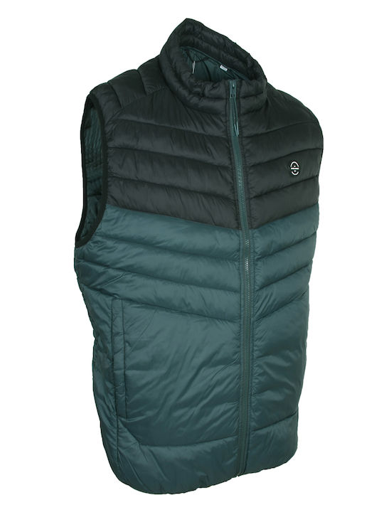 Jack & Jones Ärmellos Herren Jacke Lässig GREEN