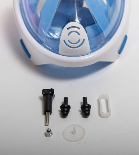 Tech Pro Silicone Diving Mask Full Face White