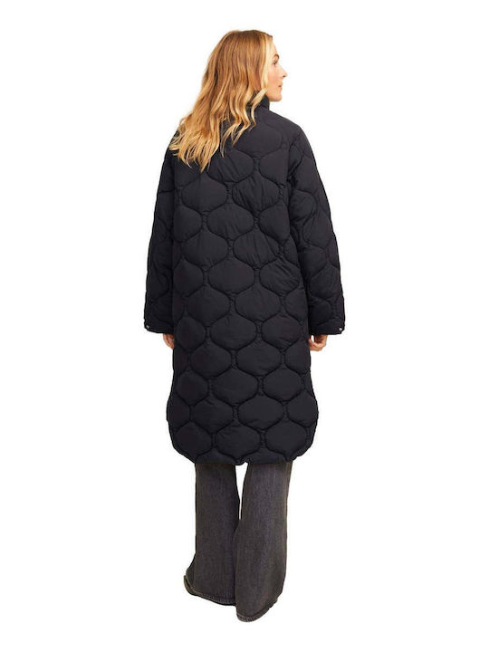 Jack & Jones Kurz Damen Puffer Jacke für Winter BLACK