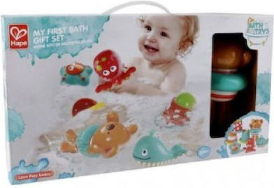 Hape My First Bath Gift Set Παιχνίδι Μπάνιου 5τμχ