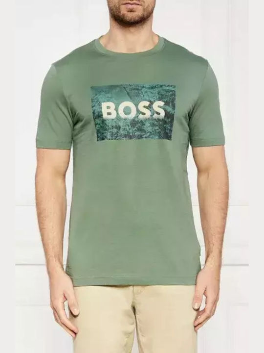 Hugo Boss Men's Short Sleeve T-shirt Green