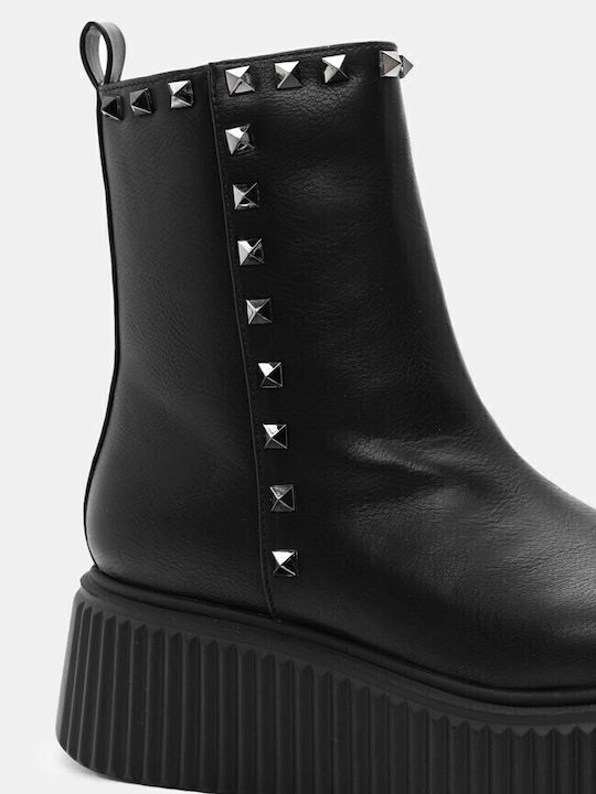 Stiefeletten Damen Schwarz