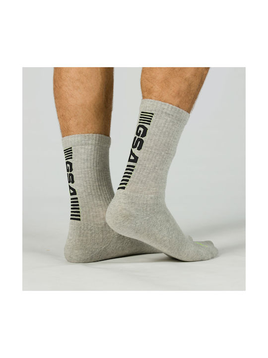 GSA Superlogo Athletic Socks Gray 1 Pair