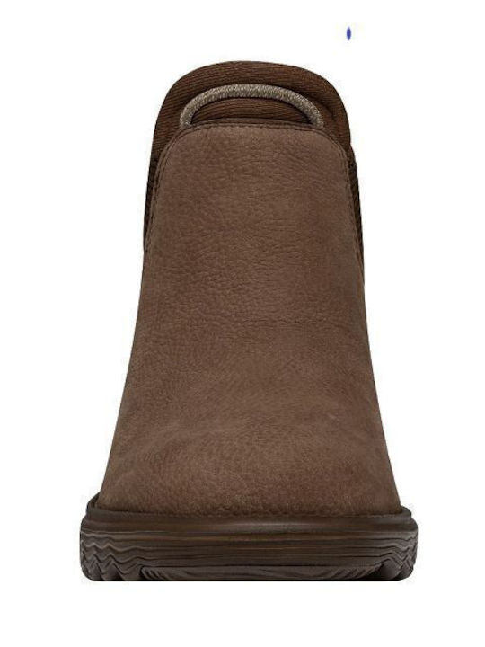 Leather Brown Men's Boots Anatomical