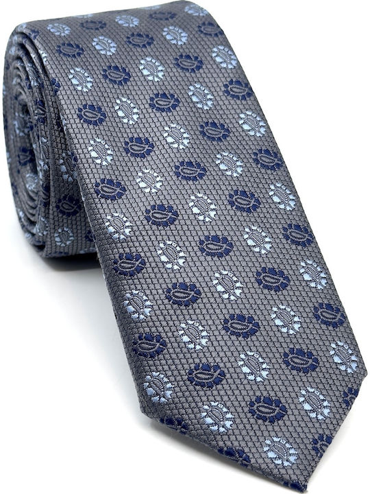 Legend Accessories Herren Krawatten Set Gedruckt in Gray Farbe