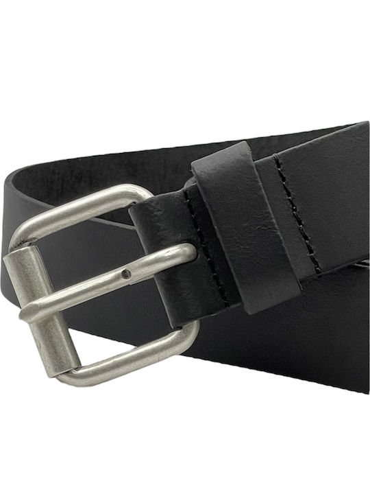 Herren Gürtel Leder Schwarz