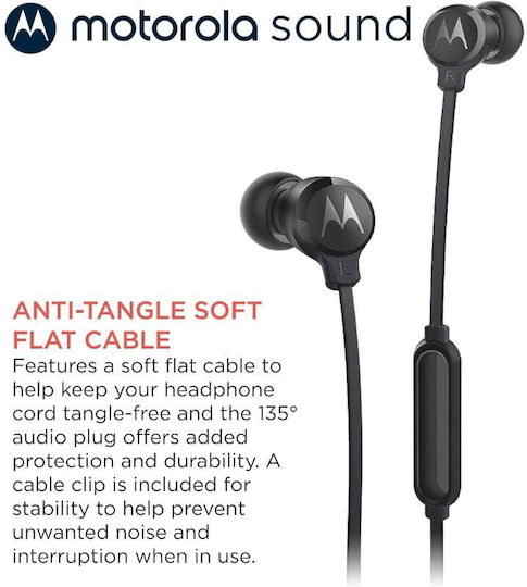 Motorola Earbuds 3cs Earbuds Handsfree Headphones with Connector USB-C Black