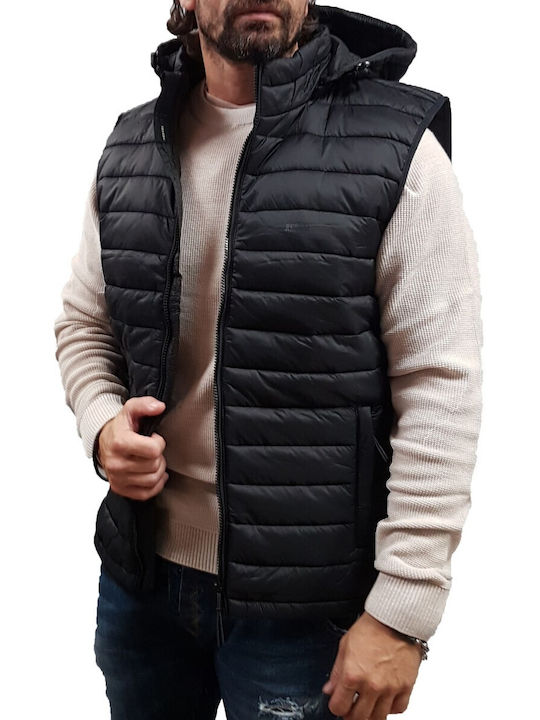 Rebase Men's Sleeveless Jacket Black