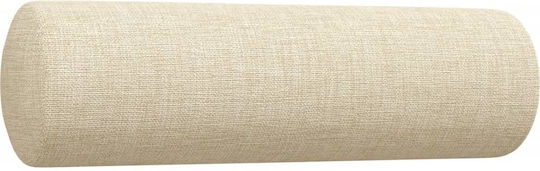 Vidaxl 3-teiliges Wohnzimmer-Set mit cremefarbenen Zierkissen Stoff 77x77x80cm Zweisitzer Dreisitzer Creme