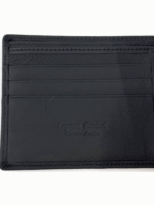Leather Men's Wallet with RFID Black